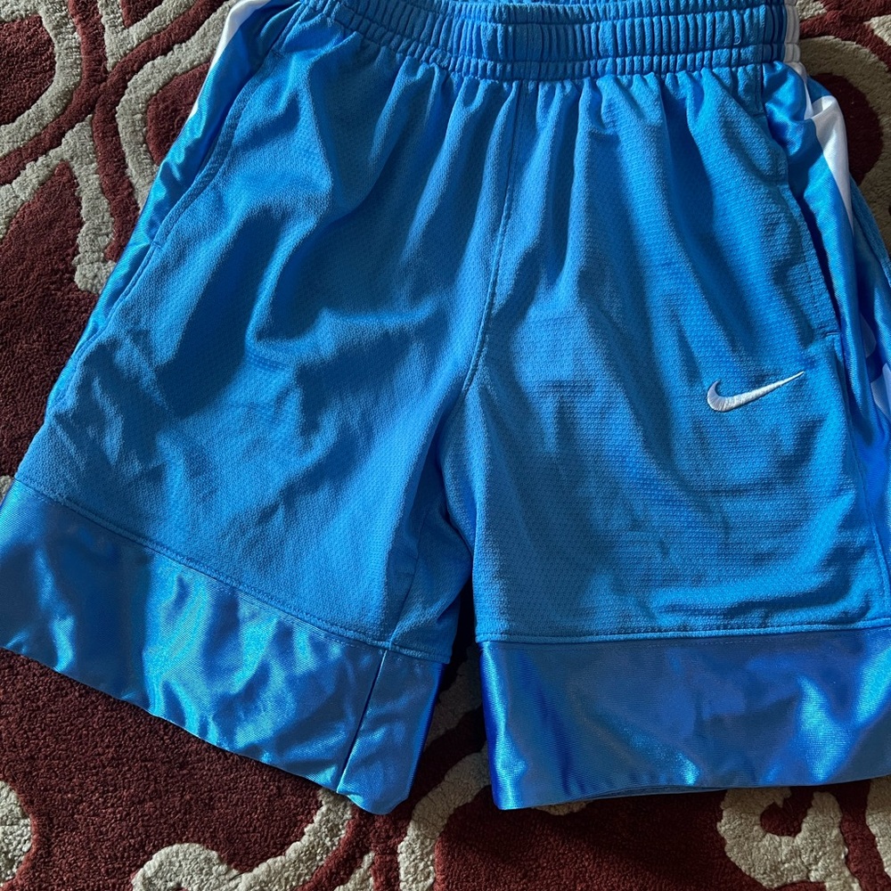 Kids Nike Dri-FIT Sky Blue Shorts